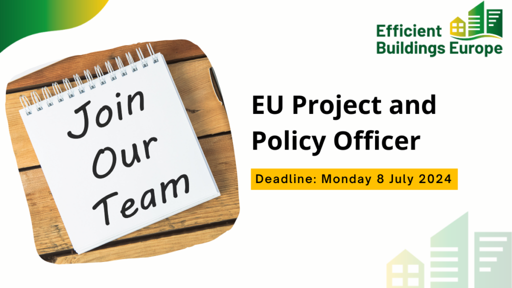 We are hiring an EU Project and Policy Officer!