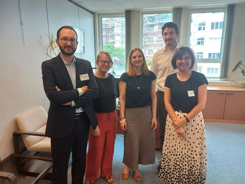 Rémi Collombet with members of the Coalition for Energy Savings and the DG ENER Energy Efficiency Unit