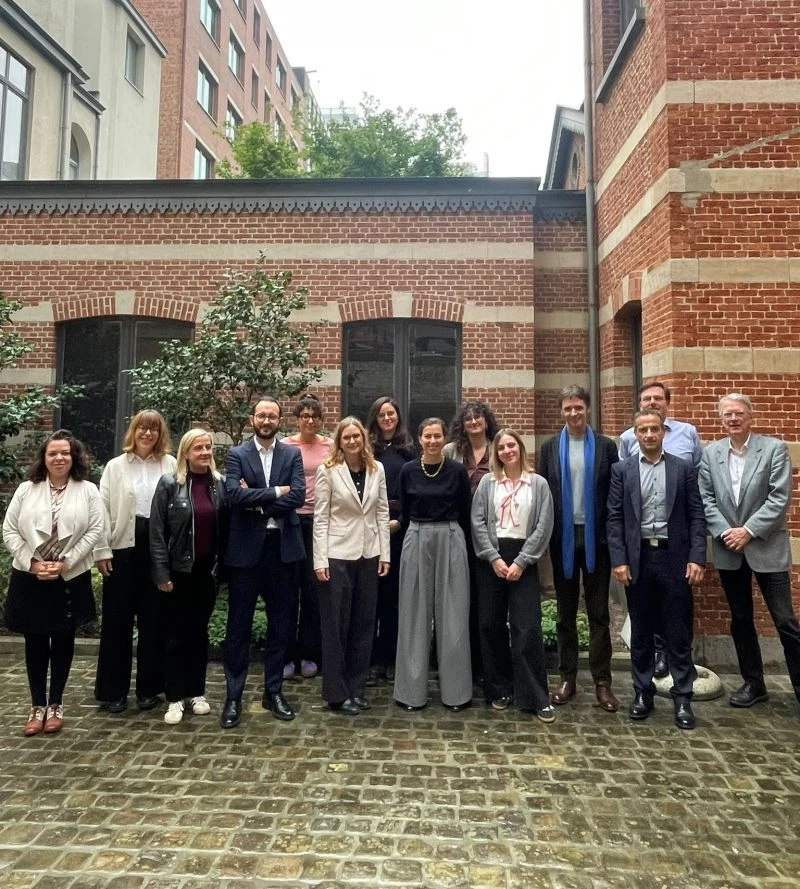 Members of Efficient Buildings Europe with Margareta Djordjevic of DG ENER at an Efficient Morning in Brussels