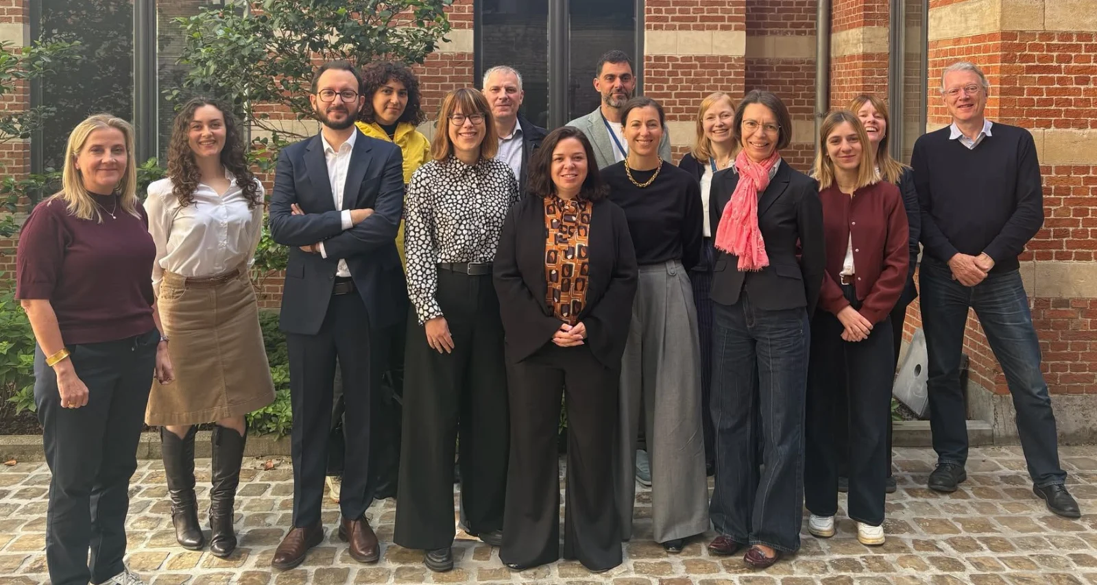 Members of Efficient Buildings Europe with Marcos González Álvarez of DG CLIMA at an Efficient Morning in Brussels