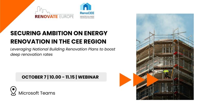 Securing Ambition on Energy Renovation in the CEE Region